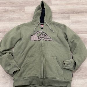 Quiksilver lined hoodie